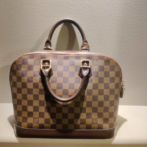 Louis Vuitton Damier Ebene Canvas Alma PM Bag